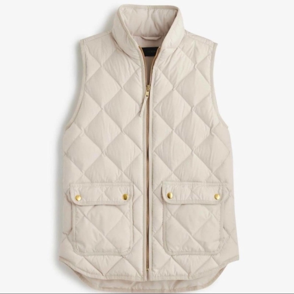 J.CREW Excursion Quilted Down Vest